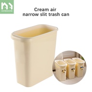 Homenhome Household Bathroom Without Lid and Pressure Ring Cream Air Garbage Bin