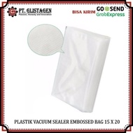 Vacuum Sealer Plastic Food Emboss Bag 15 x 20