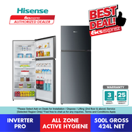 Hisense 500L 2 Door Inverter Fridge  RT529N4ABN Refrigerator
