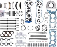 Full Gasket Bolts Set Timing Chain Kit AU830418P05 Fits For 2007 2008 GMC Acadia SLE Saturn 3.6L ES7