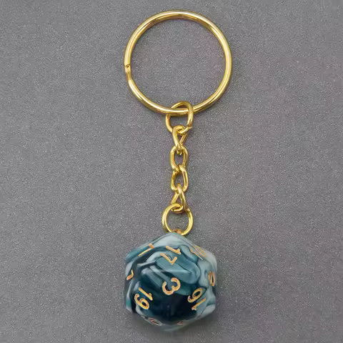 Board Game Souvenirs Dice Keychain Double Colored Keyring Kid Gift Key, Handbag, Fine Pendant Access