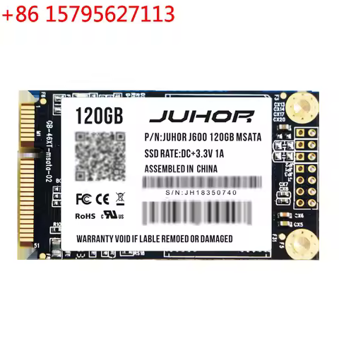 JUHOR 64GB 128GB 256GB SSD mSATA interface