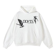 Hindia Doves Everything u Are White Boxy Hoodie, Premium Material, Casual Style, Men's and Women's