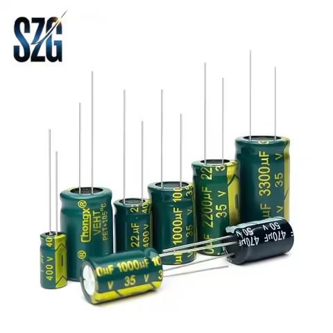 16V DIP High Frequency Aluminum Electrolytic Capacitor 10 22 47 100 470 1000 2200 2700u3300 4700 560