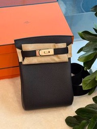 Hermes🌟hac a dos 黑銀 pm togo stamp K