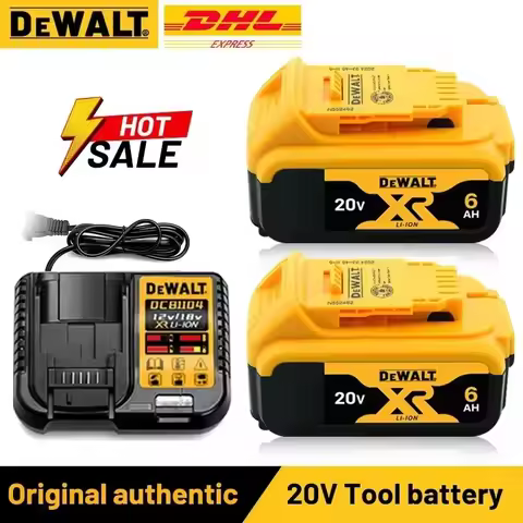 Q Original DeWalt 6Ah/5Ah/ 20V battery replaceable DCD887 DCD805 DCF860 Dcd796 DCG406 DCF880 DCF512 