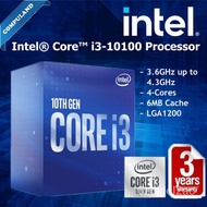 (NEW) Intel 10th Gen Core i3 10100 3.6GHz/6MB Cache Processor LGA1200 HKSo