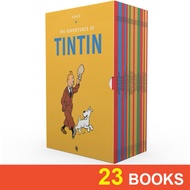 [23 Books] - The Adventures of TinTin by Herge (TinTin Comic Strip Series)