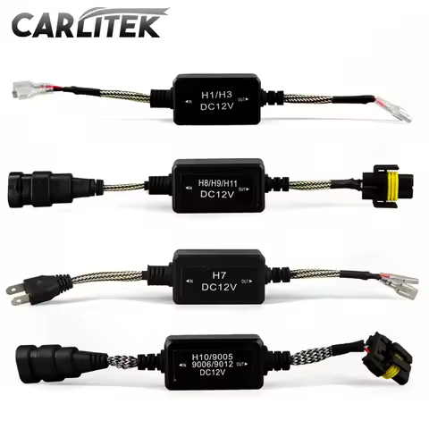 Carlitek H1 H3 H4 H8 H9 H10 H11 9005 9006 9012 H7 Led Canbus Decoder Error Free No Error No Interfer