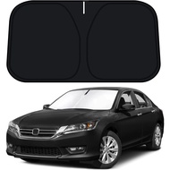 D-Lumina Windshield Sun Shade Compatible with 2013 2014 2015 2016 2017 Honda Accord Accessories, Fro