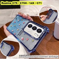Casing Realme C75 C75X C75X C 75 C75 X 14X C71 C 71 Casing Glitter RealmeC75 X RealmeC75X RealmeC71 
