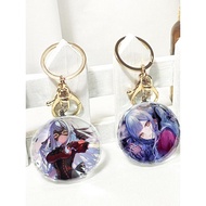 Man Neng BanG Dream Ave Mujica Crystal Pendant Japanese Two-Dimensional Keychain Anime Merchandise