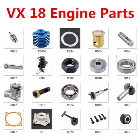 HSP02060 VX18 Nitro Engine Carburetor Cooling Gangtou Piston Connecting rod Hand puller Spark plug R