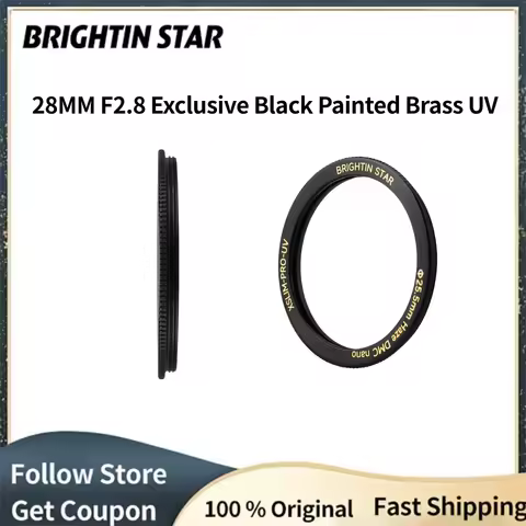 Brightin Star 25.5mm UVP UV Protection Lens Filter-Specialized for 28mm F2.8 Leica M-Mount Lens Thic