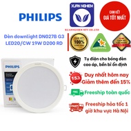 Philips DN027B G3 LED20/CW 19W 220-240V D200 RD 200 white light cut hole ceiling light