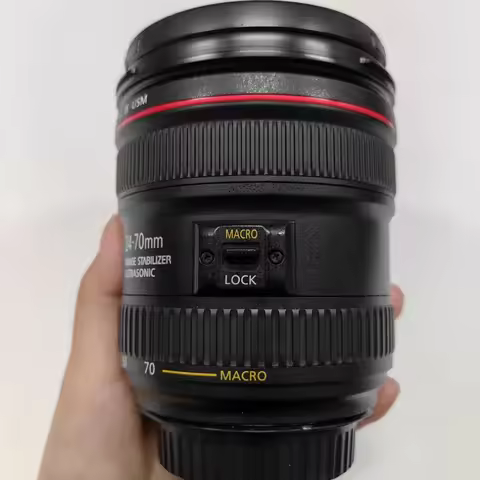95% New Genuine For Canon EF 24-70mm f/4L IS USM Lens Full Frame L-Series 4-Stop IS USM Macro 0.7x