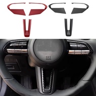 Car Steering Wheel Trim Cover for Mazda 3 Axela BP 2019-2025 CX30 CX-30 2020-2025 CX50 CX-50 2023-20