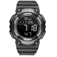 SMAEL นาฬิกาข้อมือผู้หญิง/ผู้ชาย กันน้ำ 100% Sport LED SM1539D พร้อมกล่องเหล็ก SMAEL