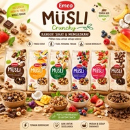 EMCO : Müsli Crunchy | 750g | 6 Perisa Granola Pilihan Yang Berbeza