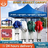 Full Set 10x10 Ft Khemah Niaga Pasar Malam 10 Kaki Night Market Canopy Camping Tent Payung Niaga Lip
