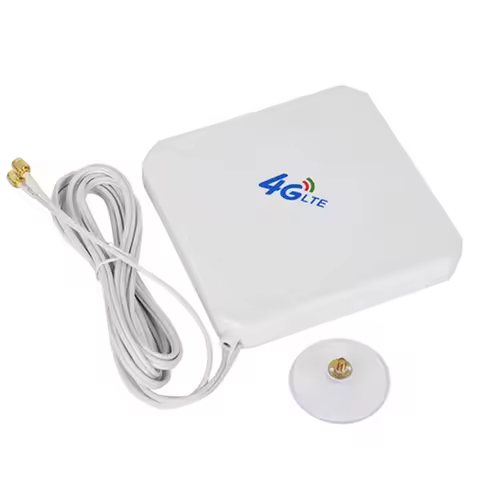 Hi-Gain 3G 4G LTE Outdoor 35Dbi Directional Wide Band MIMO Wifi Antenna 2 Meters RG174 Cable Antenna