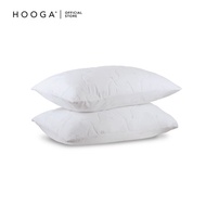 HOOGA Lauren Fibre Pillow Protector White