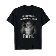 They  If Talk Behind Funny Shirt Yo Back Fart Funny Monkey T-Shirt for Men Women Humor Gift Black Te