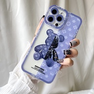 (ราคาส่ง) เคสลายหมี น่ารัก สำหรับ VIVO Y17S / Y02 / Y02T / Y02A / Y02S / Y27S / Y27 / Y36 / Y35 / Y22 / Y16 / Y21 2021 / Y21T / Y33S / T1X / Y20 / Y12A / Y12S / Y3S / V27 / V29 / V29E / V25 / V23 / V21 / V23E Bear 039