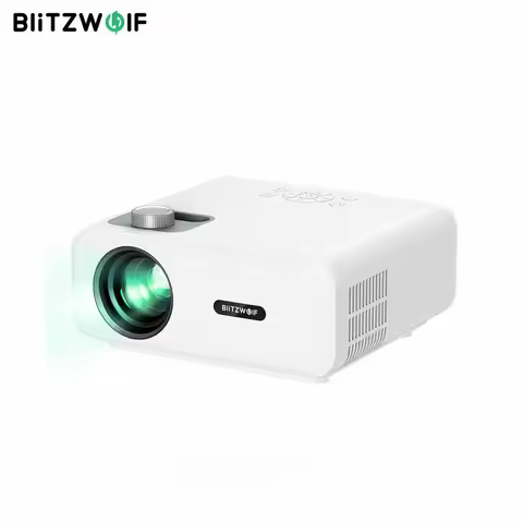 BlitzWolf BW-V5 V5 Max LED Projector 1080P HD 9000 Lumens Portable Movie Theater Compatible with TV 