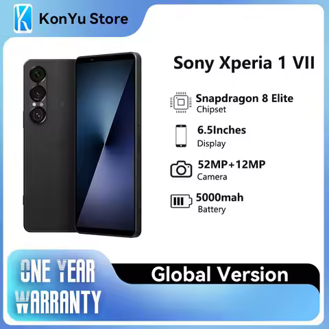 New Original Sony Xperia 1 VII 5G 120Hz XQ-FS72/B2 52+12MPSnapdragon 8 Elite 6.5'' FHD+HDR OLED Disp