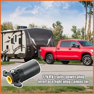 7 Prong Trailer Plug 12v Wiring Harness Connector 7 Way Trailer Plug for Caravan Tow Car Automotive 