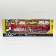RMZ City 1:64 Diecast Model Toy Scania P-Series Car Transporter Truck Playset