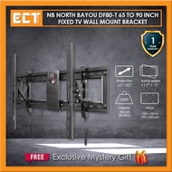 NB North Bayou DF80-T 65 to 90 Inch Ergonomics Interactive Fixed TV Wall Mount Bracket
