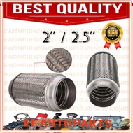 HIGH QUALITY EXHAUST FLEXIBLE PIPE 3 LAYER ISUZU HICOM HINO DAIHATSU FORD MITSUBISHI YU41 NPR CAR LO