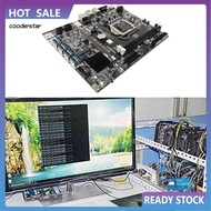 Motherboard Komputer Desktop Pengganti 8 USB Ke PCI Express 16X Miner