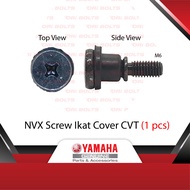 B63-E5481-00 Yamaha Original Scooter NVX Nmax Xmax Screw ikat Penutup CVT Pulley Belt Cover