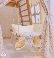 Lều cho bé lều công chúa cho bé gái lều cho bé trai xích đu nhún nhảy Uydecor kết hợp với cầu trượt