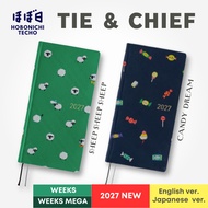 Hobonichi Weeks / Weeks MEGA 2027 Tai and Chief Weekly Left Planner, January 2027 Start