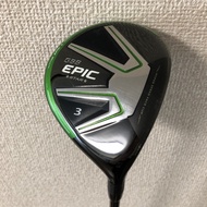 🇯🇵Callaway GBB EPIC STAR Wood 3W with Head cover Speeder EVOLUTION for GBB FlexSR Used