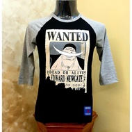 Baju One Piece Original 3Q T-Shirt Edward Newgate