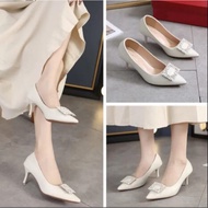 Hils Ngantor Sandal Jinjit Cewek Haihils Kekinian 2026 Haigh Hels 3Cm Kondangan Hills 5Cm Highels 7C