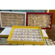 Aineed - Ring Display Storage Box 100/ Ring Storage Display With Cover Box