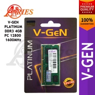 SODIMM RAM Laptop V-Gen Platinum DDR3L 4GB PC-12800 Untuk Asus Acer Dell Hp Lenovo Toshiba