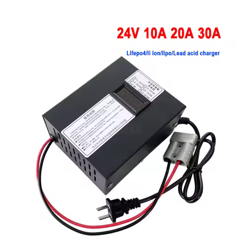 24V 30A 20A 10A Fast Charger for 18650 LiFePO4 Li ion L24V Lead acid Battery LTO 30A 8S 29.2V 7S 29.