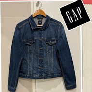 Gap_jeans Jacket_men_dark Washed Denim_size L