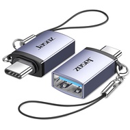 Jasoz Adapter OTG Type C to USB 3.0 Adapter USB C OTG Converter Thunderbolt 3 for Laptop Flash Drive