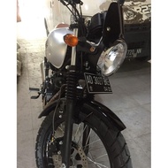 Kawasaki W175 Bracket Holder / Number Plate Bracket By Street Fender