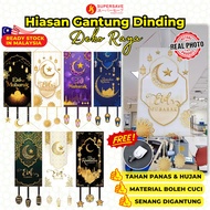 SUPERSAVE Raya 2024 Deco Hiasan Dinding Raya Gantung Photobooth Banner Hanging Party Decor Rumah Terbuka Showroom Mall