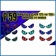 ▦ ◵ ◈ HONDA CLICK EYE HEADLIGHT STICKER / HONDA CLICK ACCESSORIES / ACCESSORIES OF HONDA CLICK