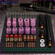 [chiwanji4x] 53 Pieces DB SR WP-17 18 26 Torch Parts Long-Lasting Tig Torch Kit Reliable
